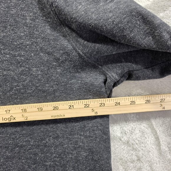 Polo Ralph Lauren Sweater Mens XL Gray Estate Rib Quarter Zip Pullover Red Pony - Picture 7 of 8